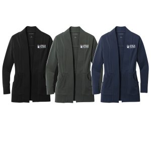 Women's Port Authority Microterry Cardigan